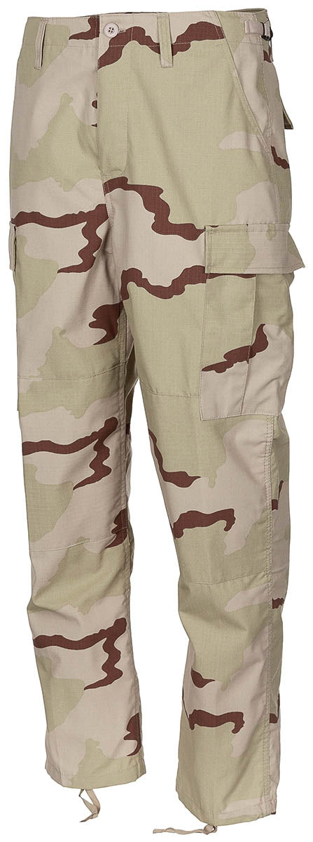 Pantaloni militari US BDU Rip Stop 3-Colour Desert MFH