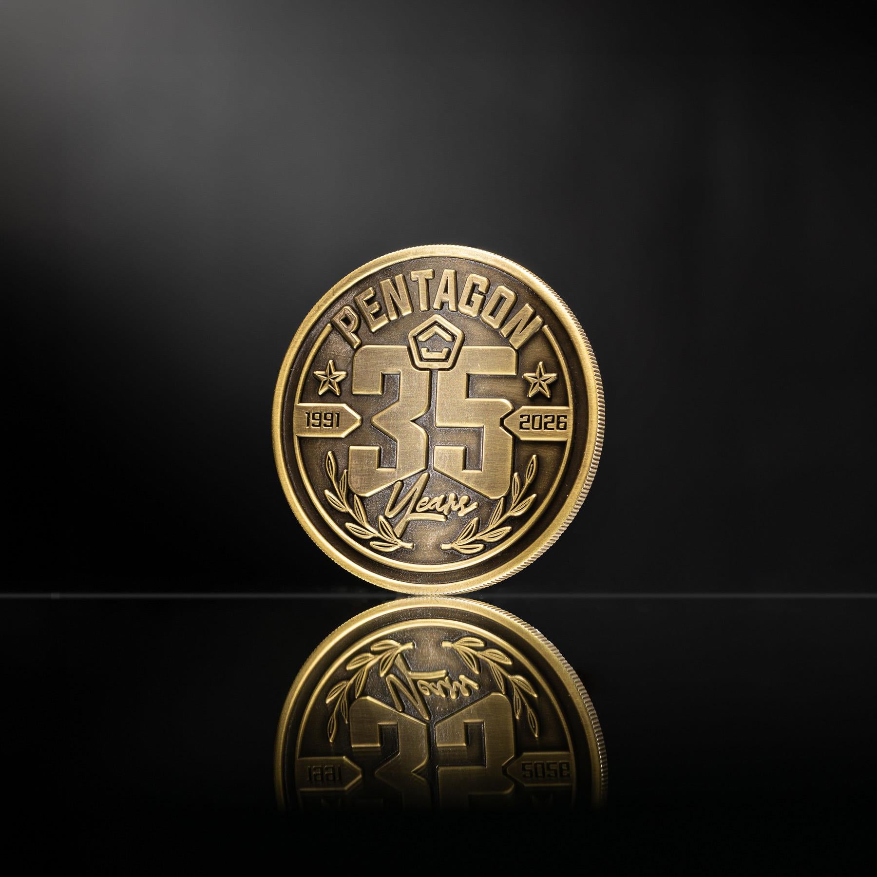 Moneda aniversara 35 de ani Pentagon