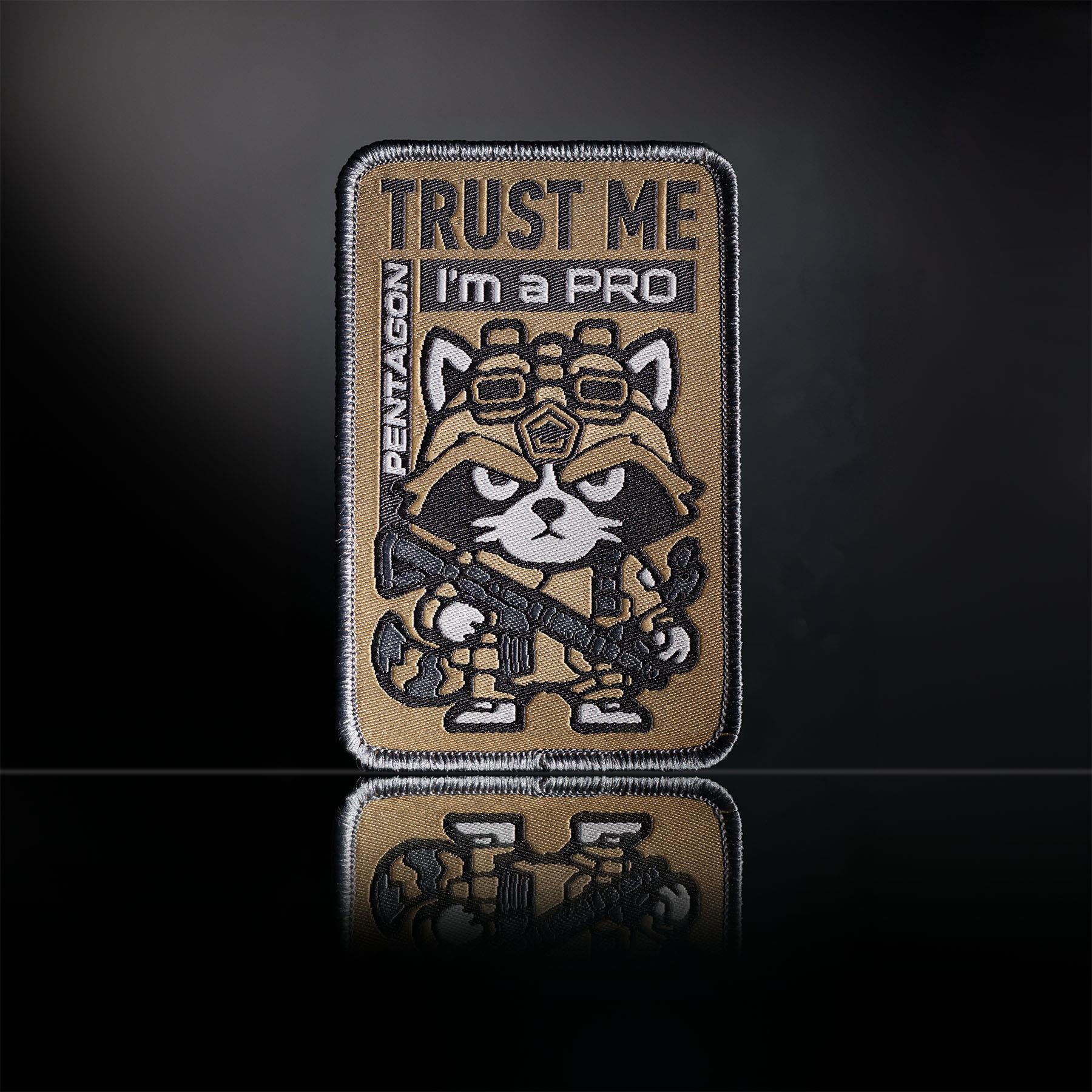 Patch moral Racoon Pro Pentagon cu velcro