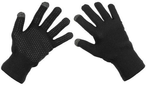 Manusi tactice impermeabile negre MFH