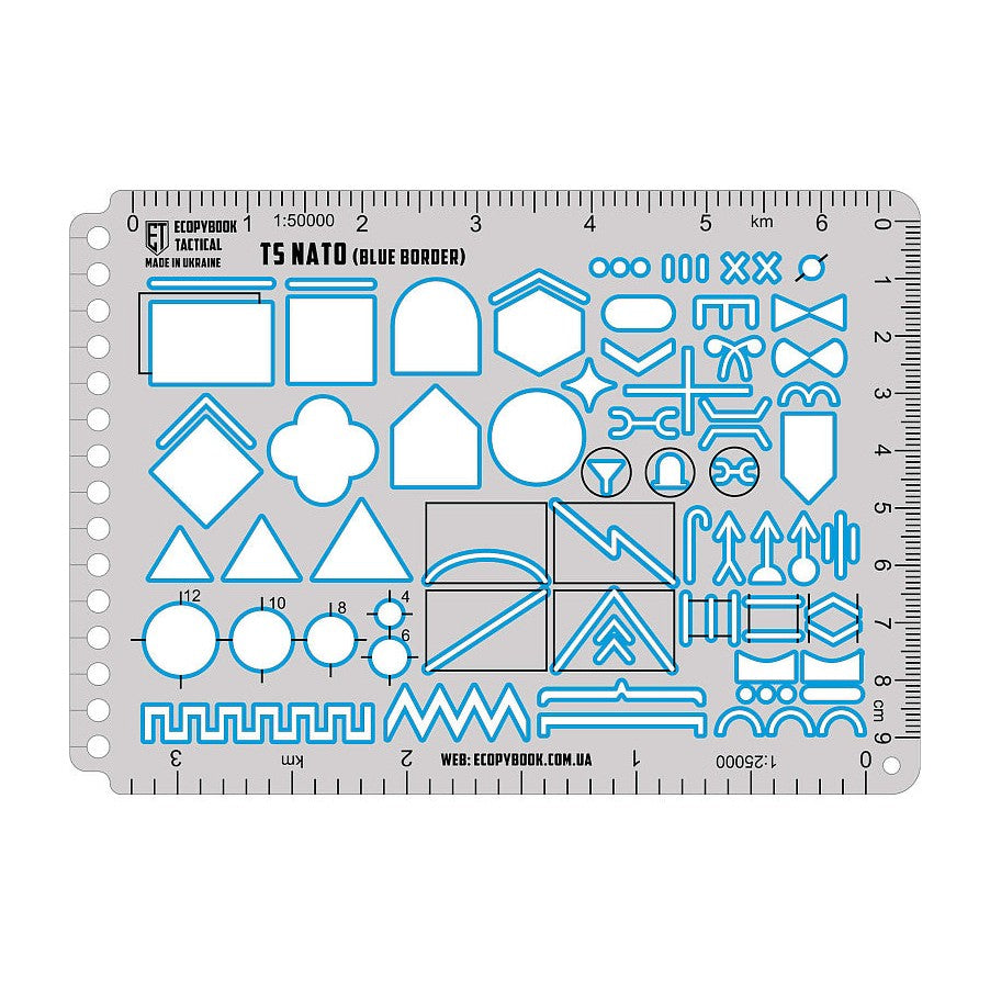 Rigla tactica TS NATO anti-reflex Ecopybook