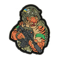 Patch Tiger Green PVC 3D cu Velcro M-Tac