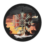 Patch Vegvisir Drakkar rotund M-Tac 80mm