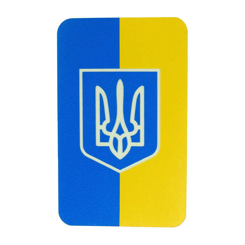 Patch drapel Ucraina cu stema 80x50mm M-Tac