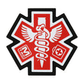 Patch Paramedic cu caduceu si Star of Life M-Tac