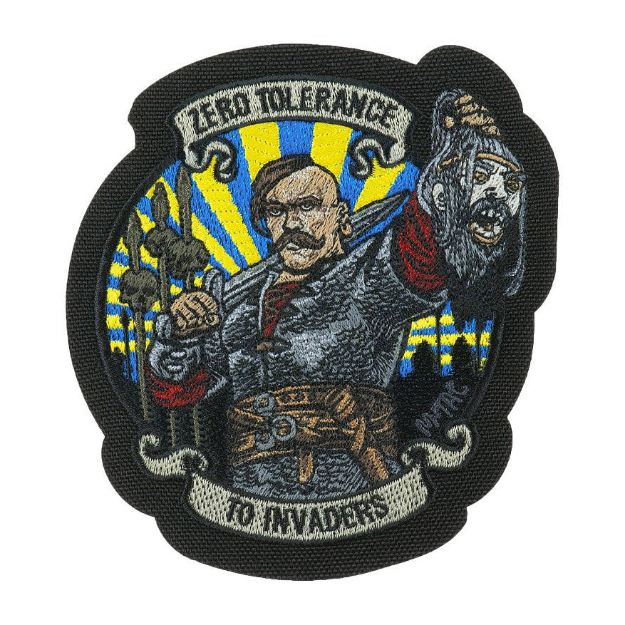 Patch brodat Zero Tolerance M-Tac cu velcro