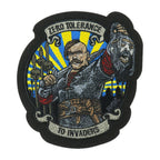 Patch brodat Zero Tolerance M-Tac cu velcro