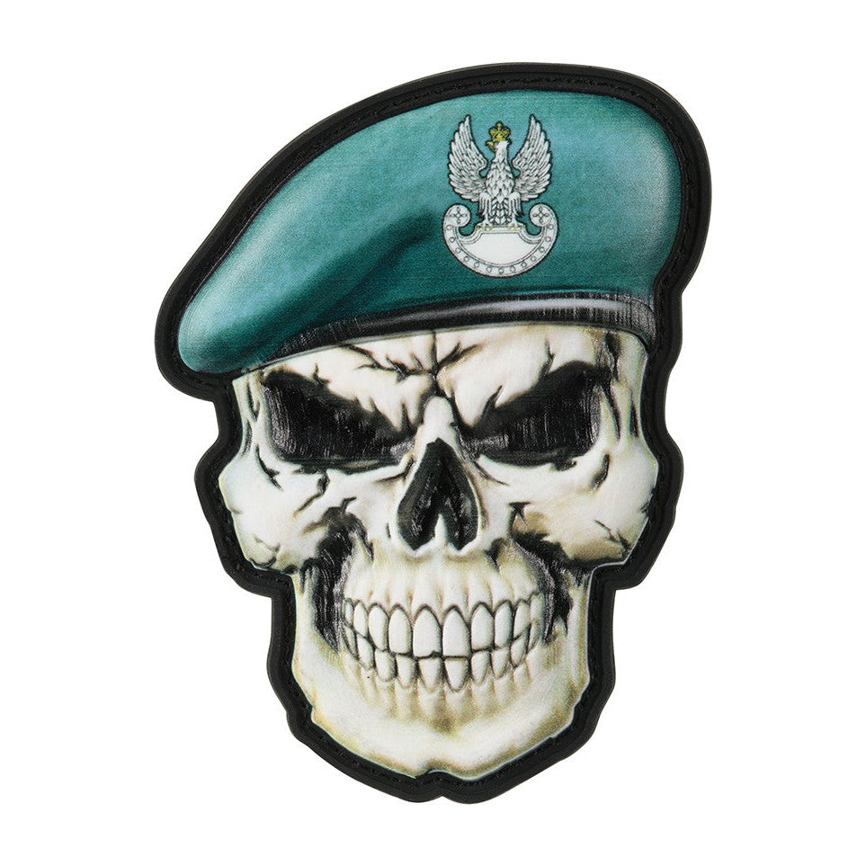 Patch craniu cu bereta Forte Terestre Polonia M-Tac