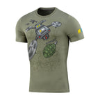 Tricou M-Tac Quadcopter cu imprimeu drona