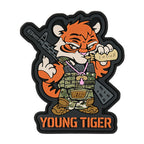 Patch Young Tiger PVC 3D cu velcro M-Tac