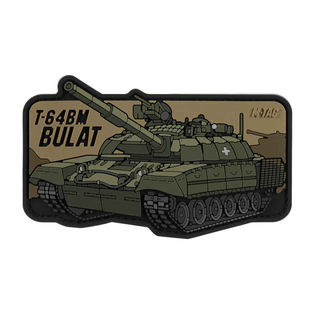 Patch T-64 Bulat PVC 3D cu velcro M-Tac