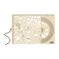 Rigla tactica cu raportor NATO Ecopybook M-Tac