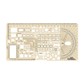 Rigla tactica cu raportor NATO Ecopybook Tactical
