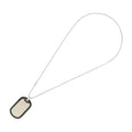 Set dog tag militar american neinscriptionat
