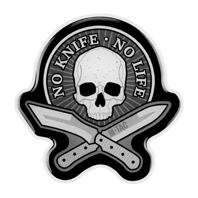 Sticker 3D No Knife No Life M-Tac