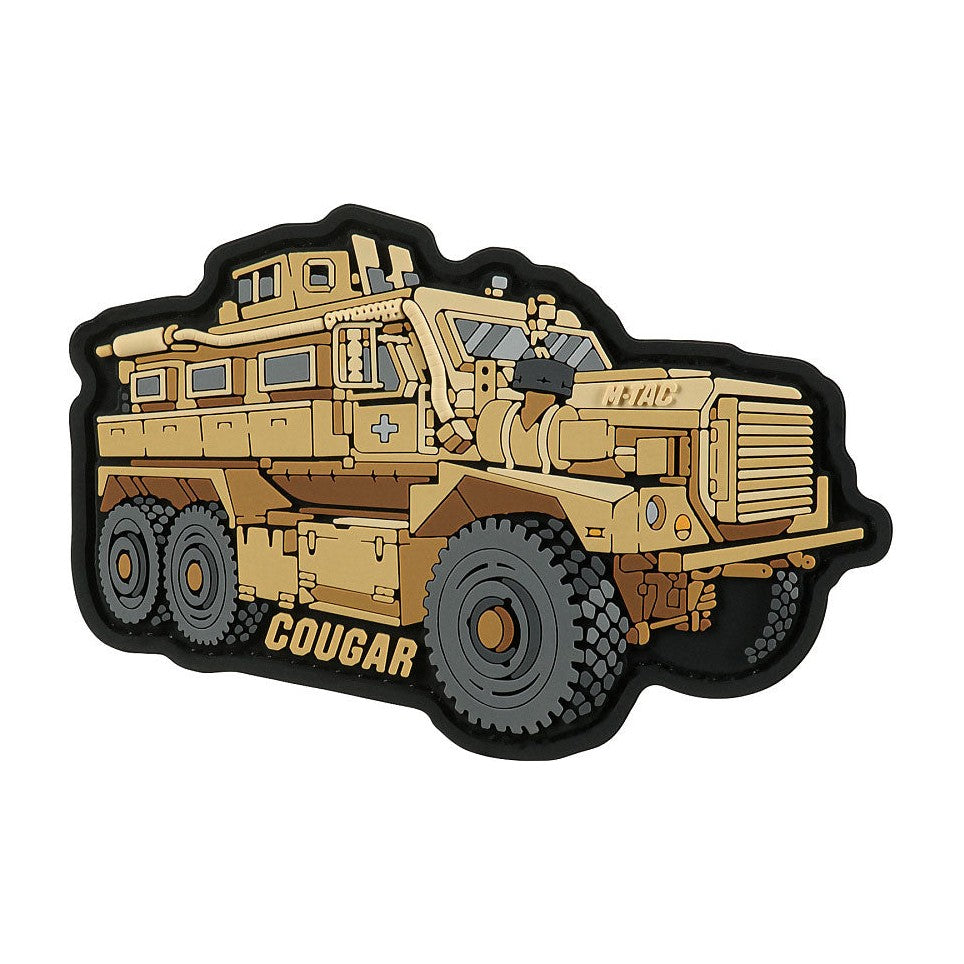 Patch Cougar PVC 3D M-Tac cu prindere Velcro
