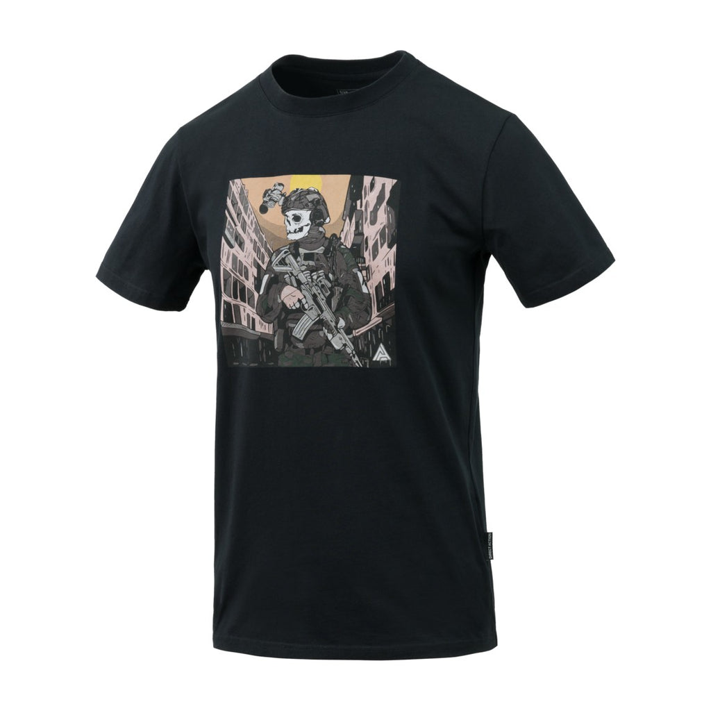 Tricou din bumbac DA Skeleton Direct Action