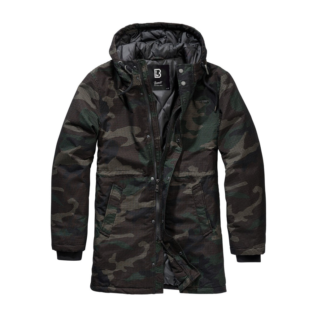 Geaca parka Grid Camo Brandit pentru sezonul rece