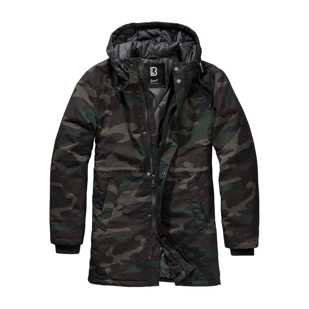 Geaca parka Grid Camo Brandit pentru sezonul rece