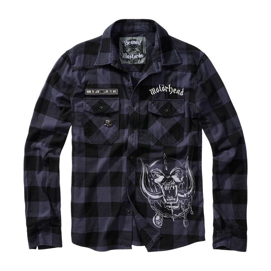 Camasa Motorhead in carouri cu maneca lunga Brandit