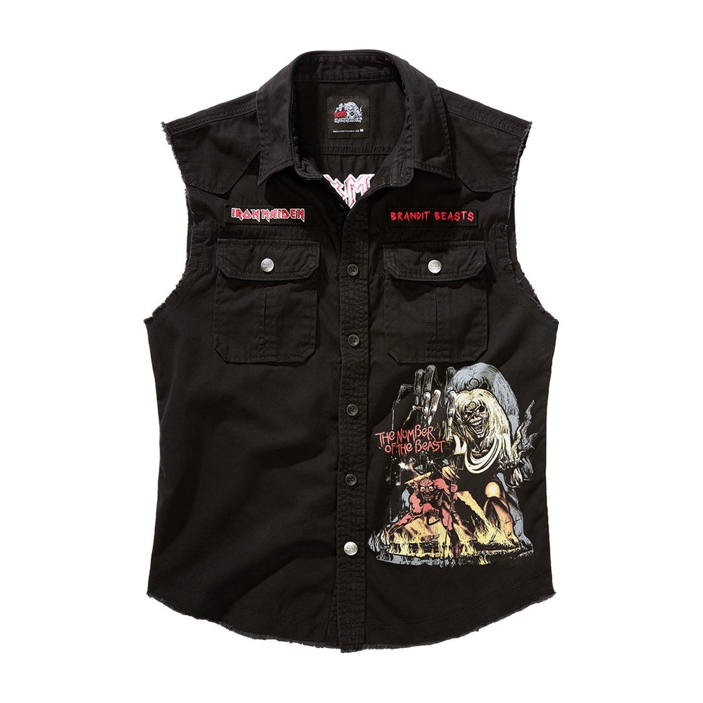 Camasa fara maneci Iron Maiden Vintage NOTB Brandit