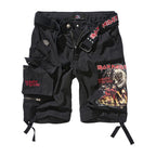 Pantaloni scurti cargo Iron Maiden NOTB Black Edition Brandit