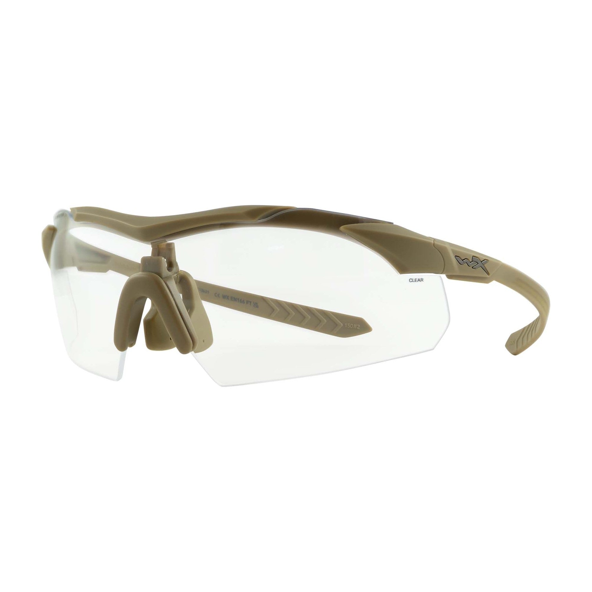 Rama ochelari tactici WX Vapor Comm Matte Tan Wiley X
