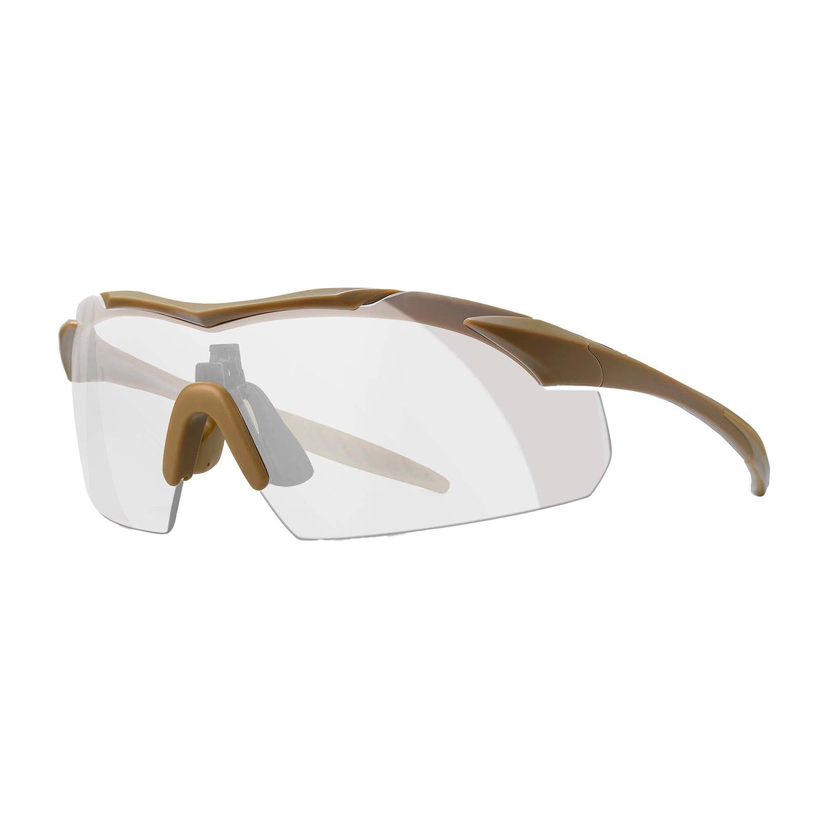 Rama ochelari tactici WX Vapor Wiley X Tan mata
