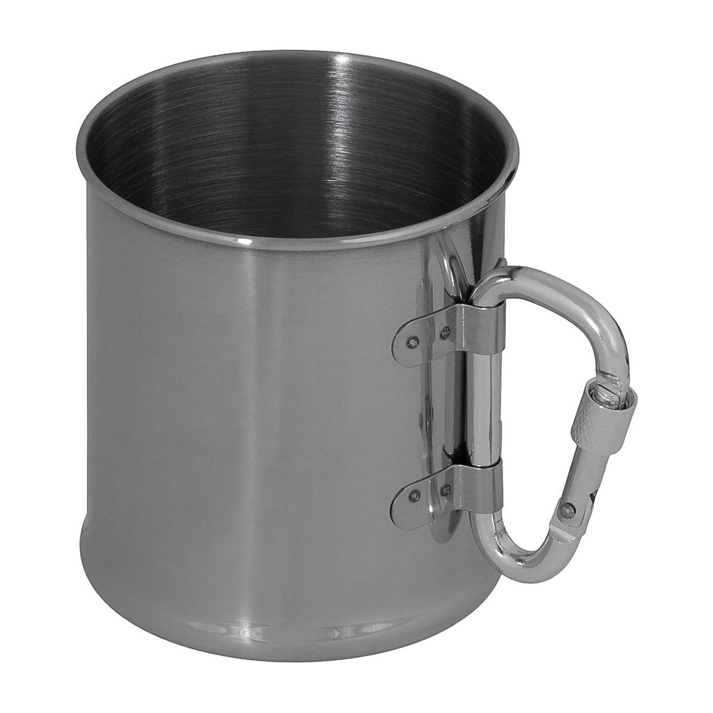 Cana otel inoxidabil cu carabiniera 220 ml Fox Outdoor