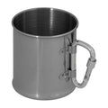 Cana otel inoxidabil cu carabiniera 220 ml Fox Outdoor