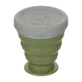 Cana pliabila din silicon cu capac 200 ml MFH
