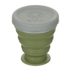 Cana pliabila din silicon cu capac 200 ml MFH