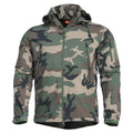 Geaca softshell tactica Artaxes Woodland Pentagon