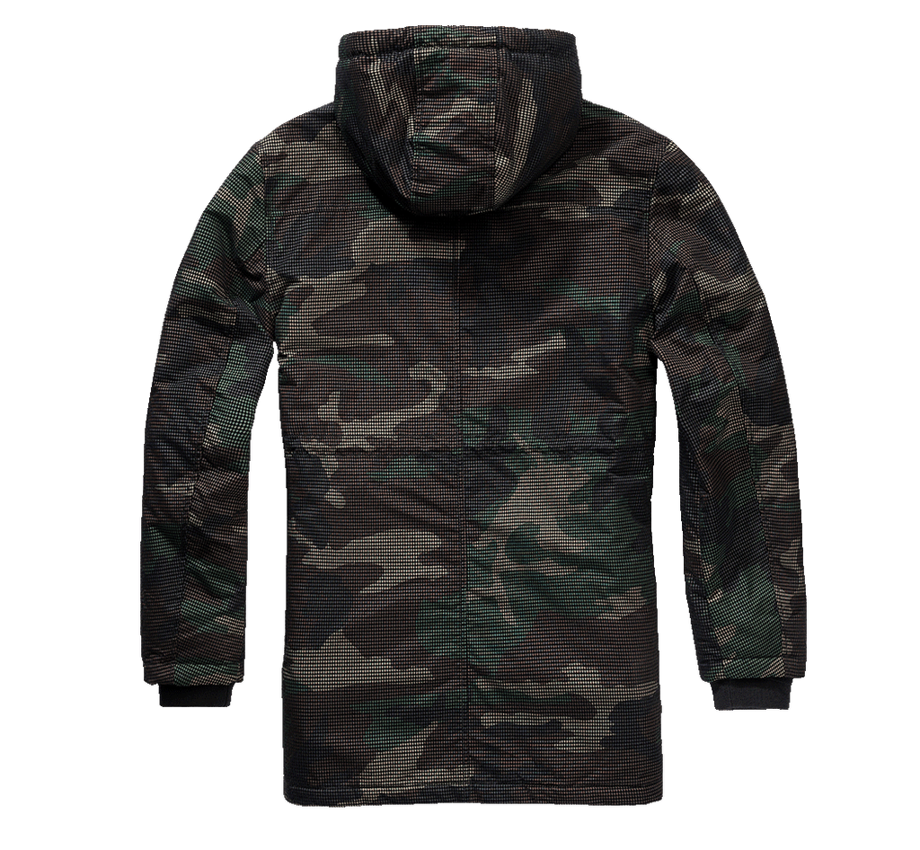 Geaca parka Grid Camo Brandit pentru sezonul rece