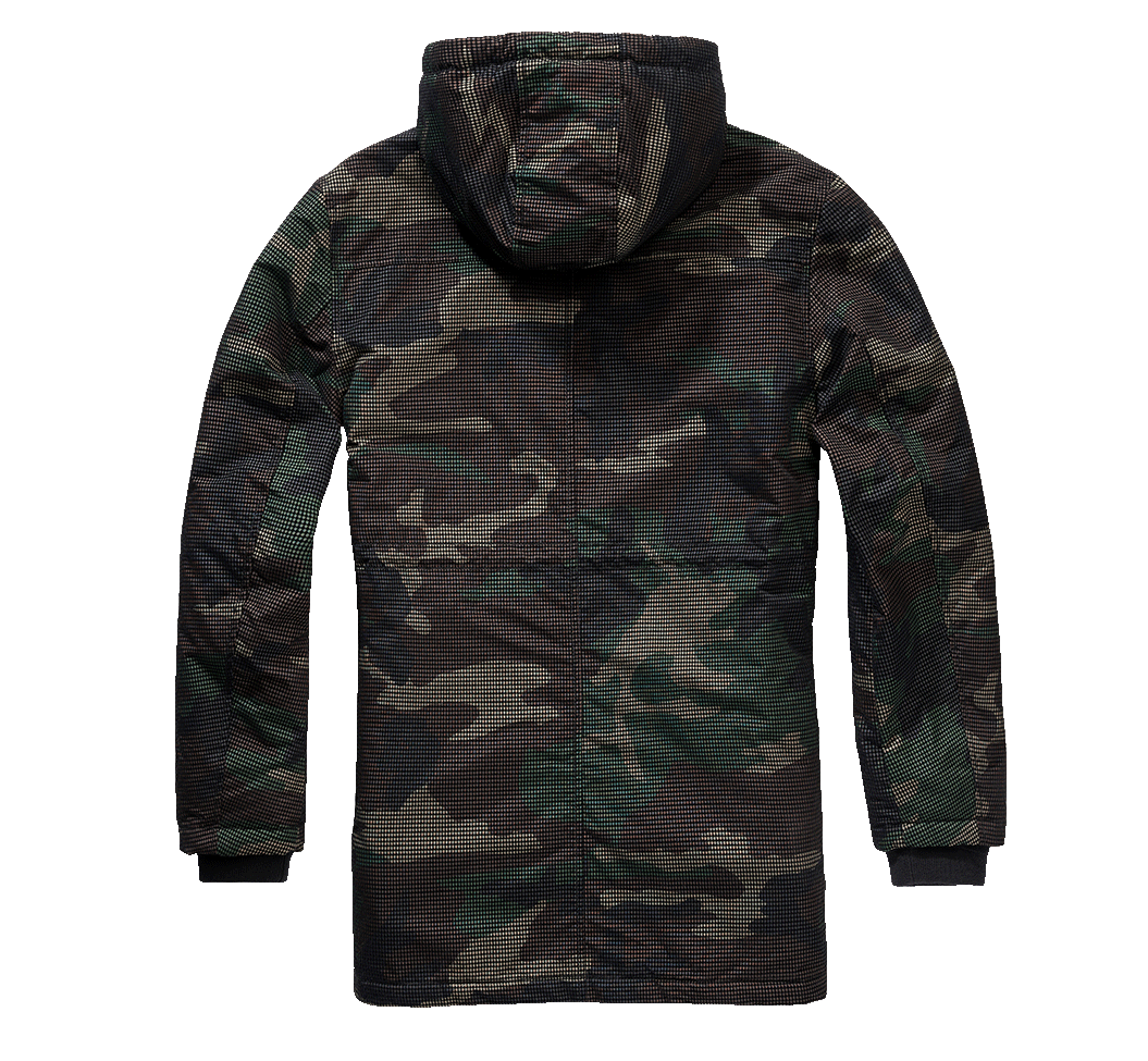 Geaca parka Grid Camo Brandit pentru sezonul rece