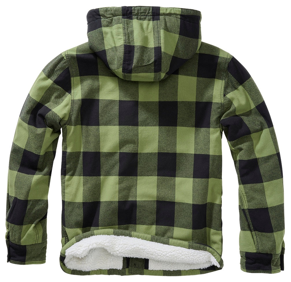 Jacheta flanel matlasata Lumber Hooded Brandit