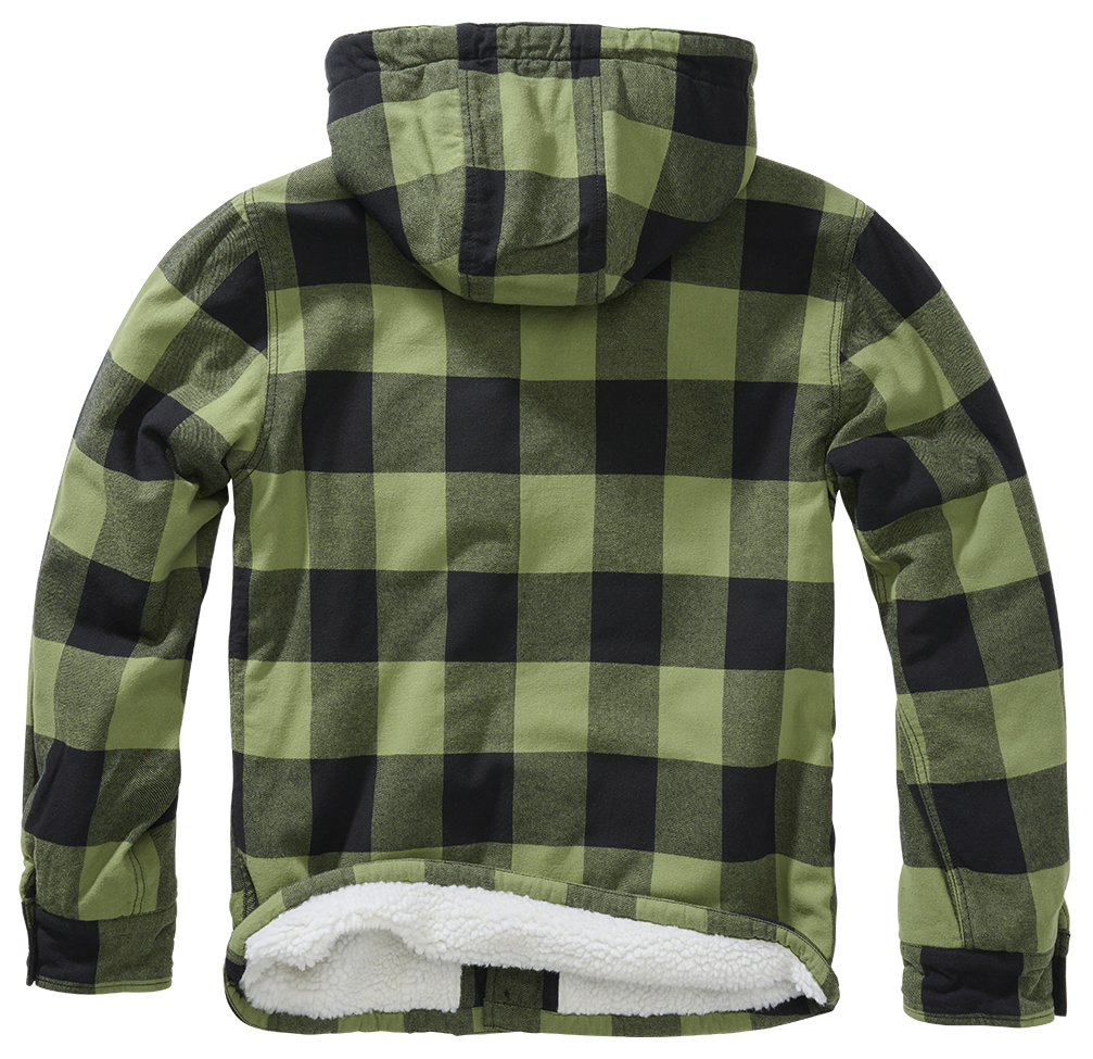 Jacheta flanel matlasata Lumber Hooded Brandit