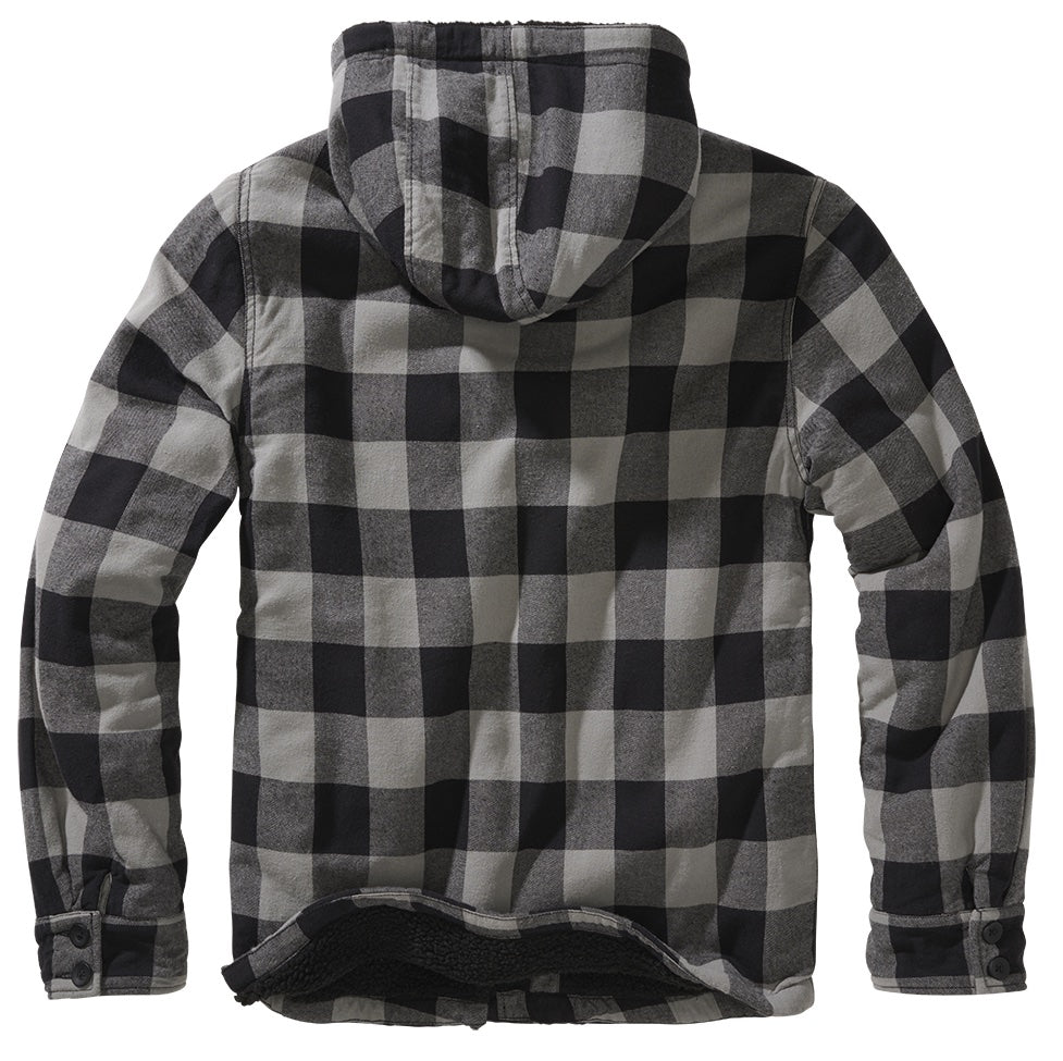 Jacheta flanel matlasata Lumber Hooded Brandit