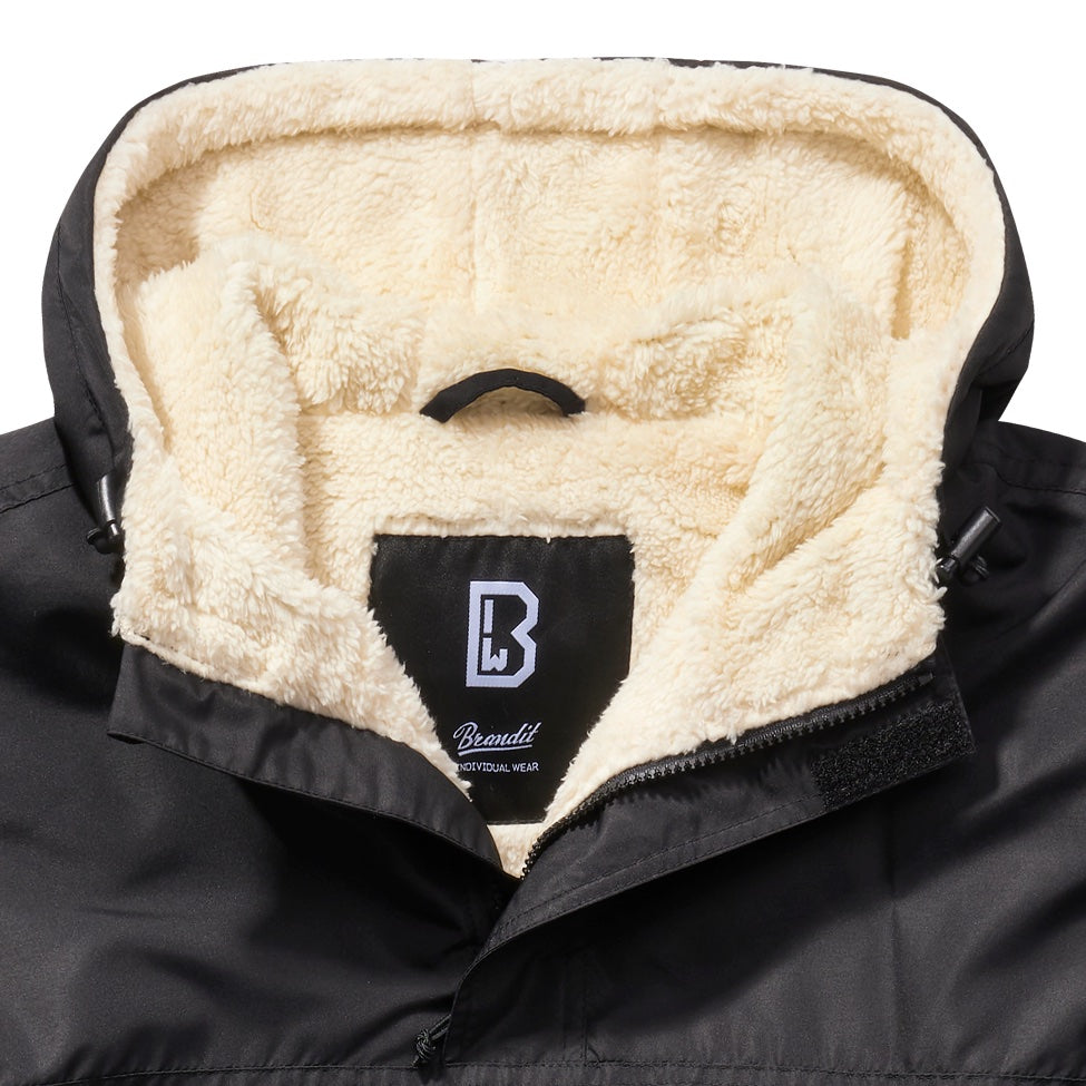 Jacheta windbreaker Sherpa Brandit cu captuseala teddy
