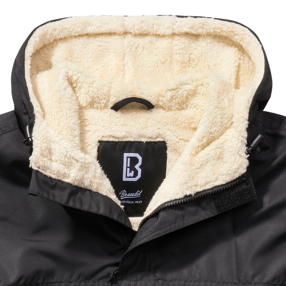 Jacheta windbreaker Sherpa Brandit cu captuseala teddy