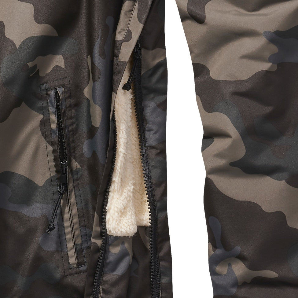 Jacheta windbreaker Sherpa Brandit cu captuseala teddy