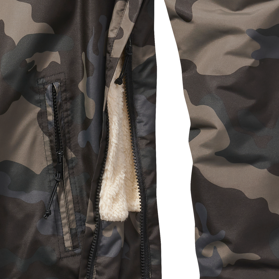 Jacheta windbreaker Sherpa Brandit cu captuseala teddy