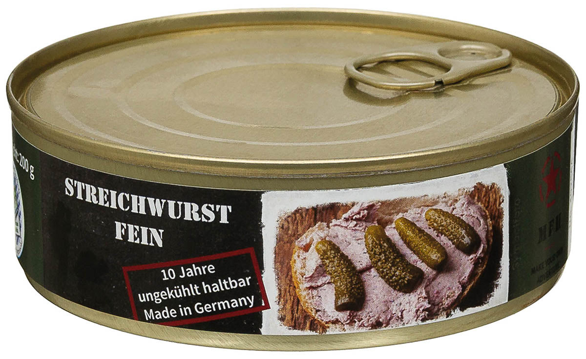 Pate tartinabil de mezel la conserva 200 g, bax 24 buc, MFH