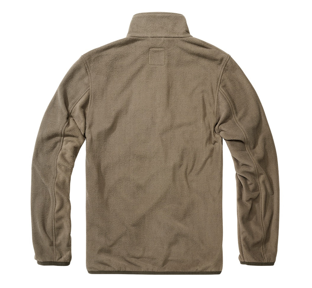 Bluza fleece Troyer Brandit cu guler inalt