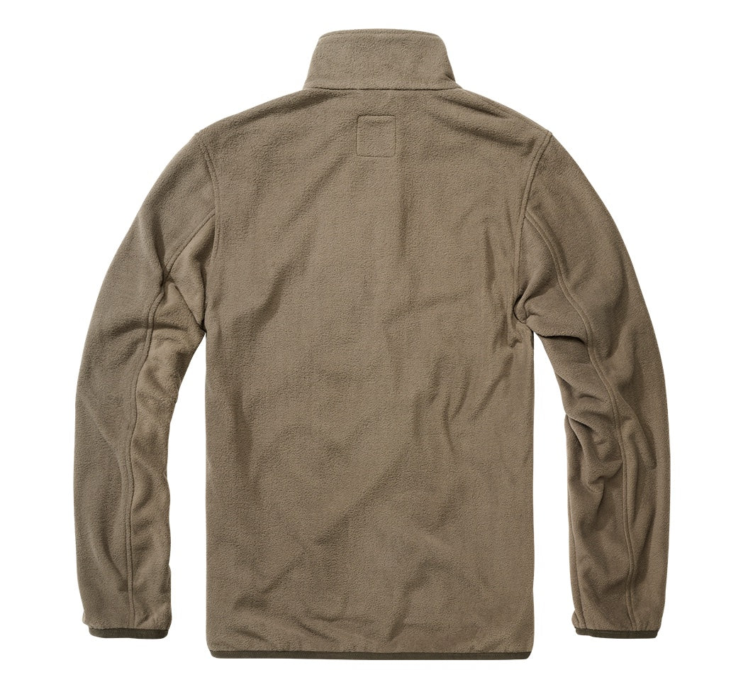Bluza fleece Troyer Brandit cu guler inalt