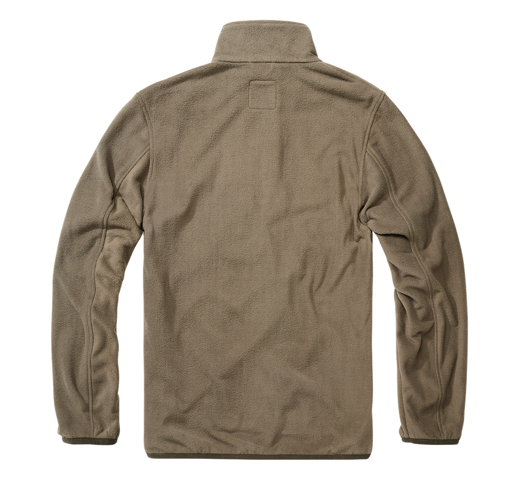 Bluza fleece Troyer Brandit cu guler inalt