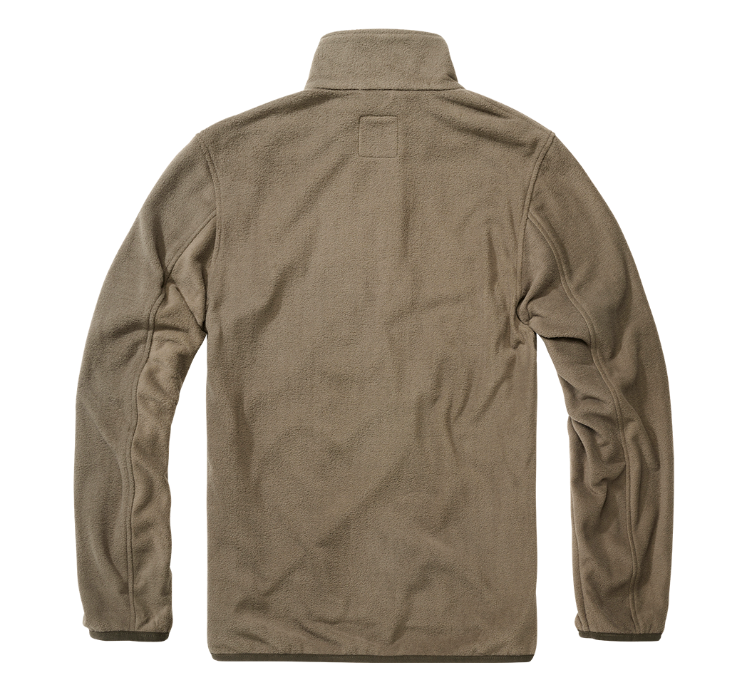 Bluza fleece Troyer Brandit cu guler inalt