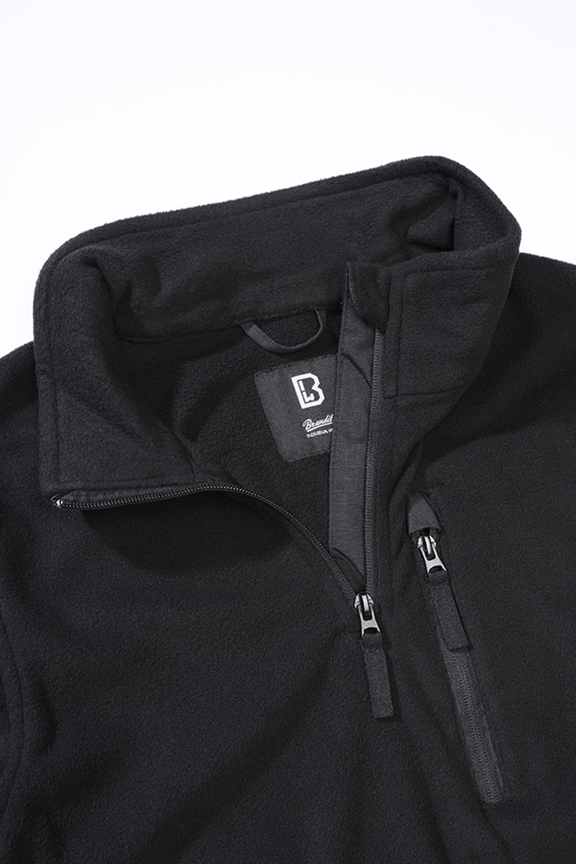 Bluza fleece Troyer Brandit cu guler inalt