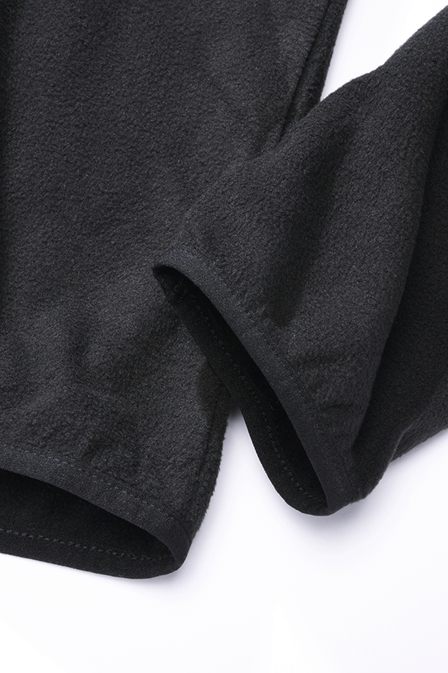Bluza fleece Troyer Brandit cu guler inalt