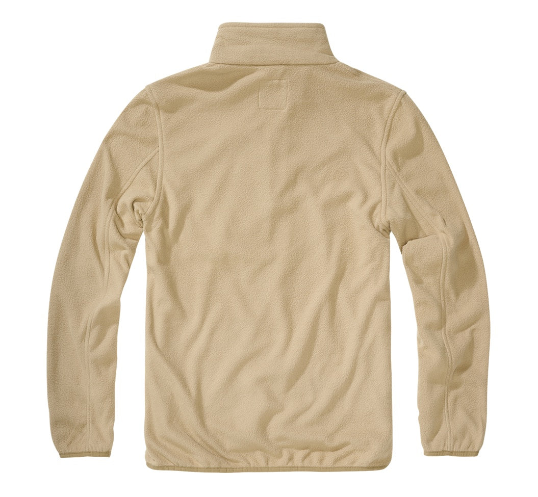 Bluza fleece Troyer Brandit cu guler inalt